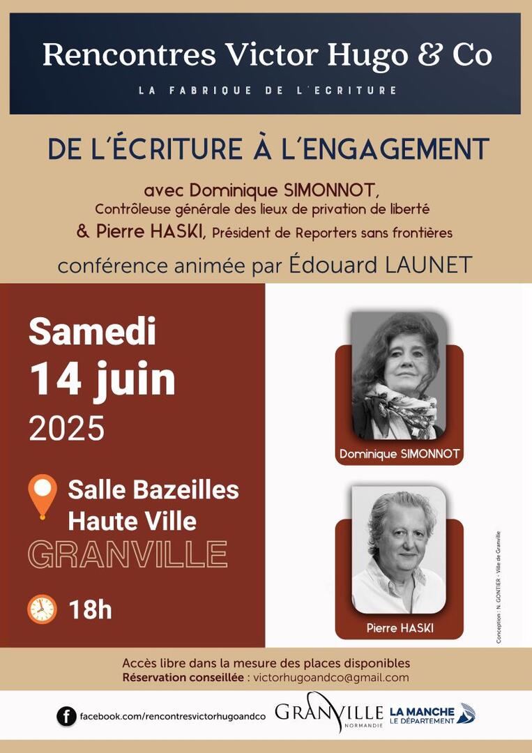 Rencontres littéraires Victor Hugo co 2025