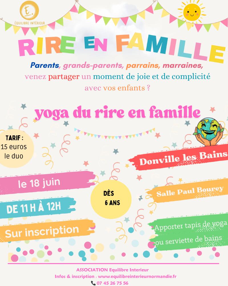 Yoga du rire en famille