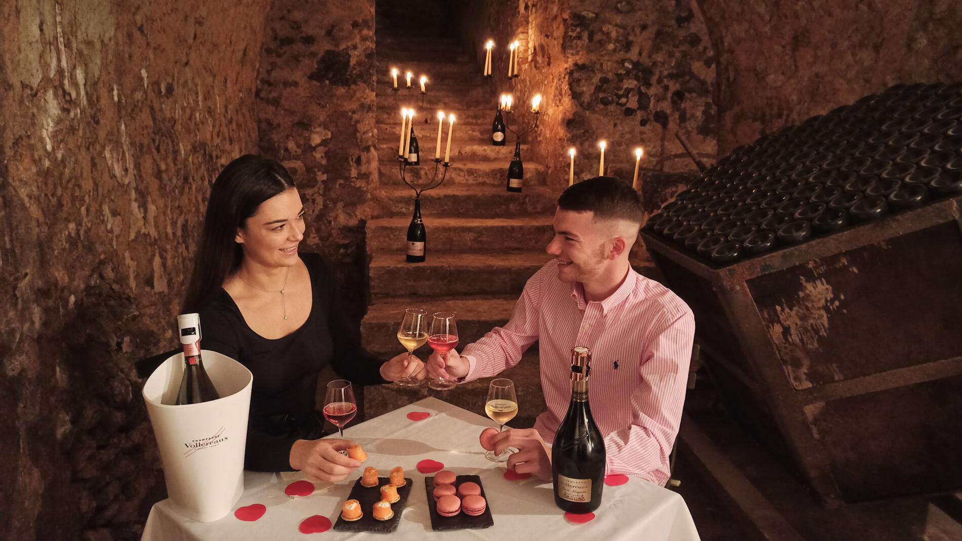 EMA - Champagne Vollereaux Saint Valentin
