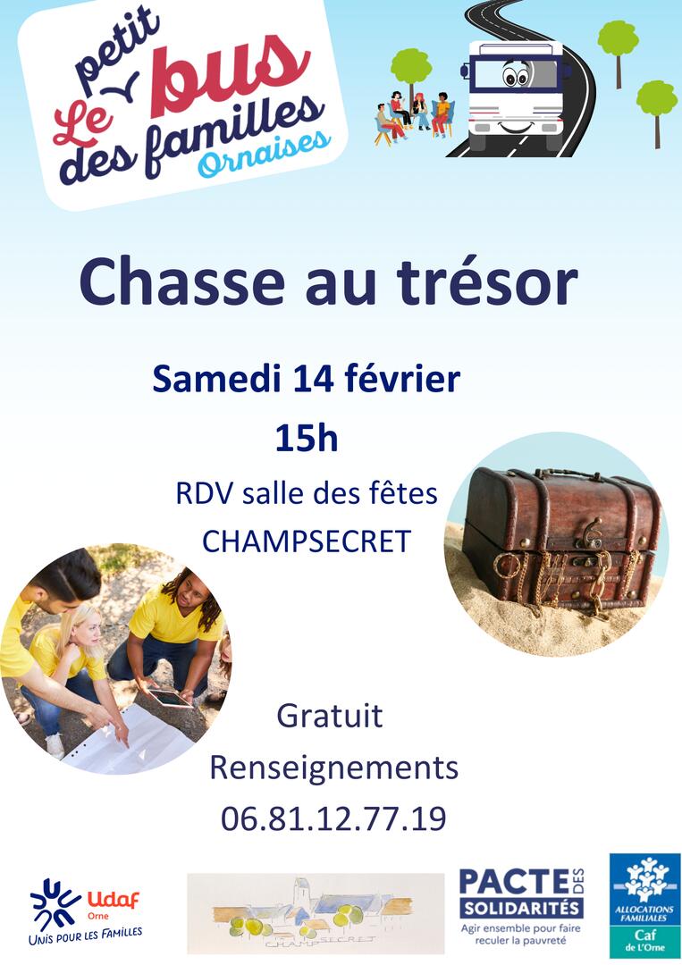 affiches animations Champsecret - 8 chasse au trésor