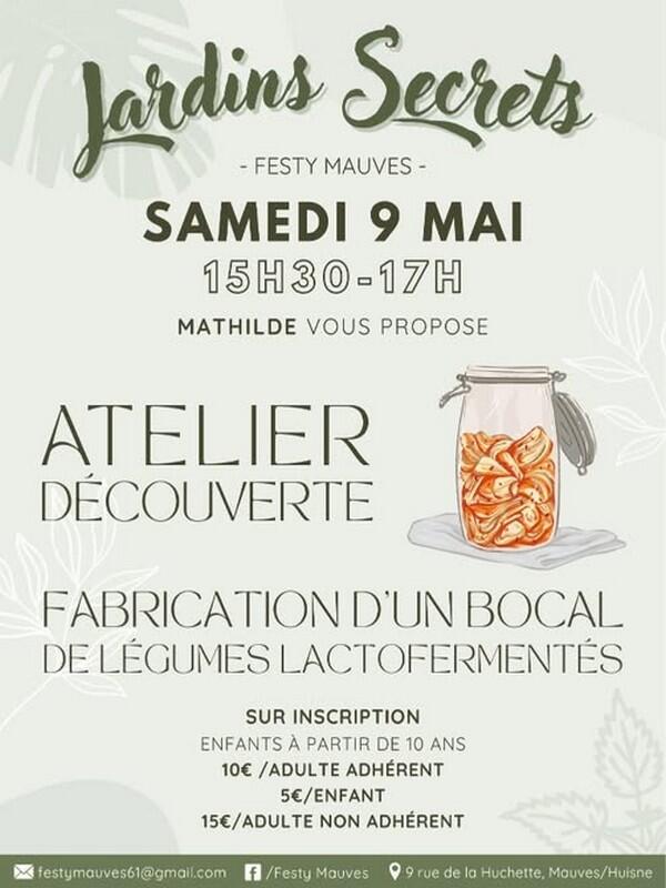 9 mai atelier jardins secrets Mauves