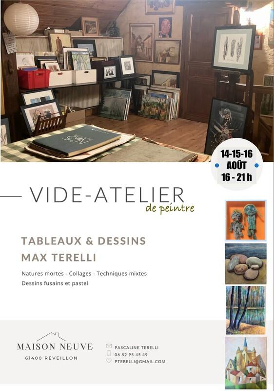 14 au 16 août Vide atelier Réveillon