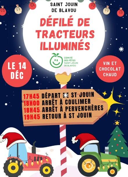 14 décembre défilé tracteurs saint jouin
