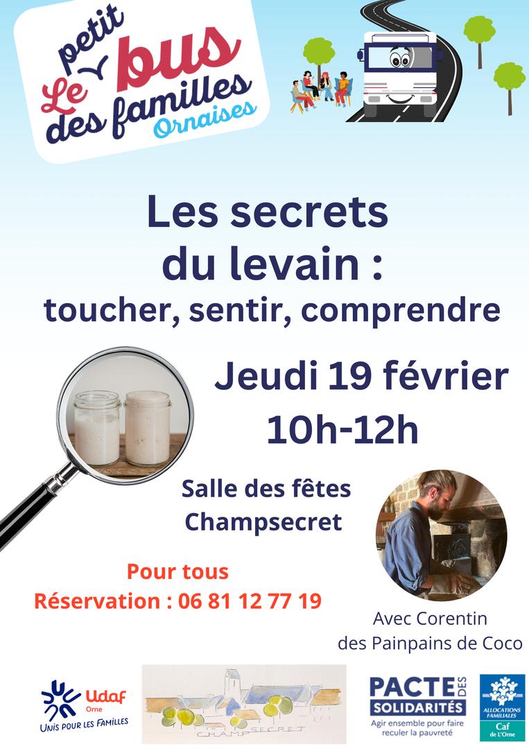 affiches animations Champsecret - 14 secrets du levain