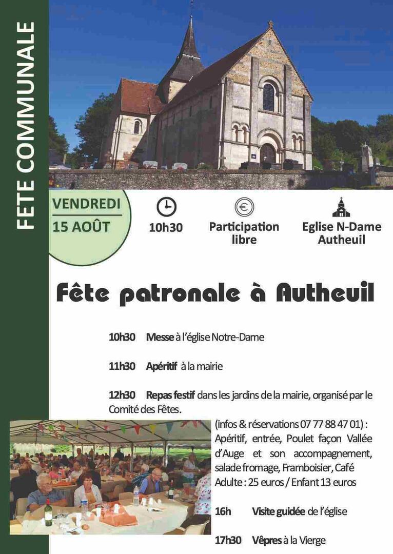 15 août Fête patronale