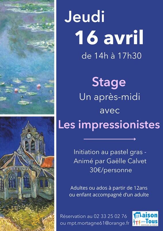 16 avril stage de dessin