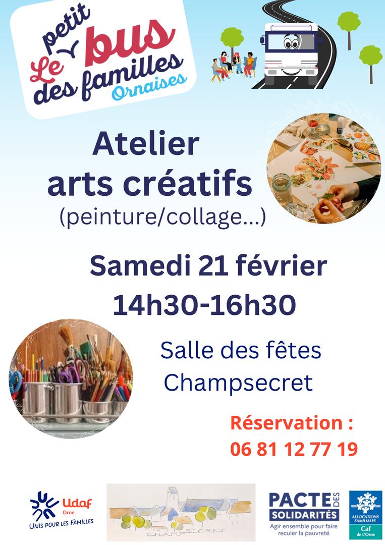 affiches animations Champsecret - 17 atelier arts créatifs