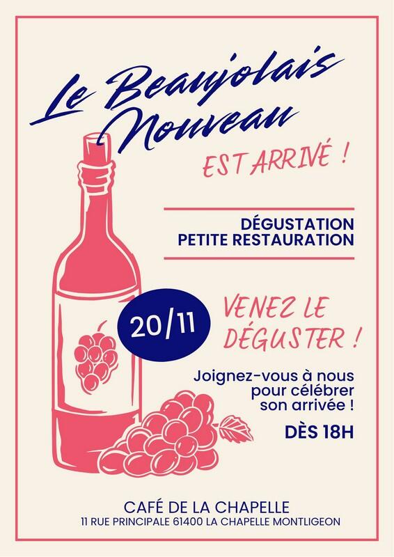 20 novembre beaujolais la chapelle
