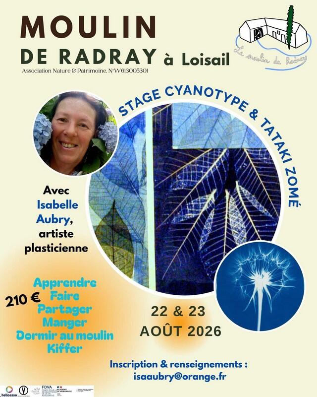 22 août stage cyanotype Loisail