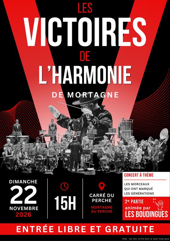 22 novembre Affiche concert Sainte Cécile 2026 - Victoire de l'Harmonie-1