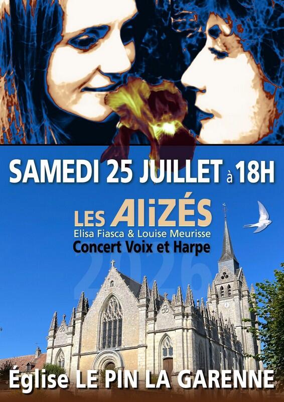 25 juillet concert Les Alizés - Le Pin la Garenne