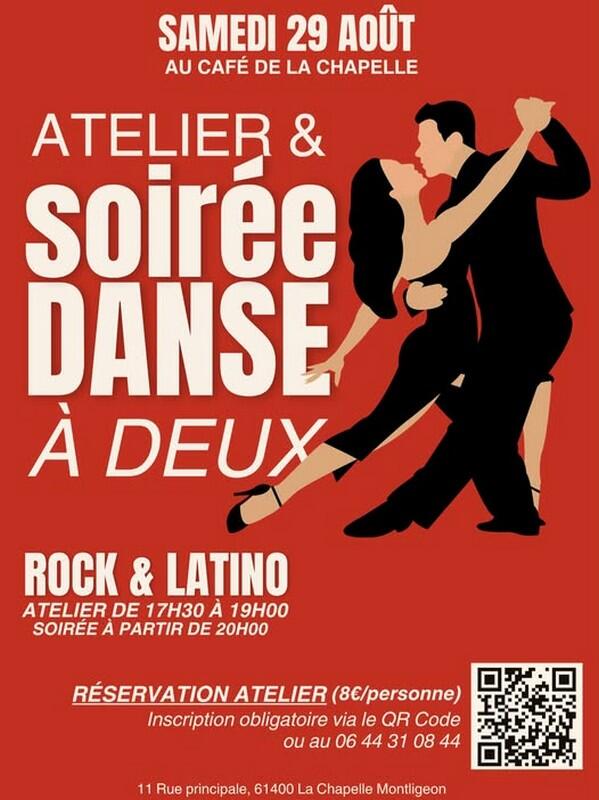 29 août Soirée danse à 2 La Chapelle