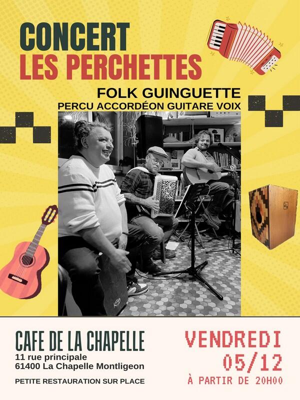 vendredi 5 décembre concert café de la Chapelle