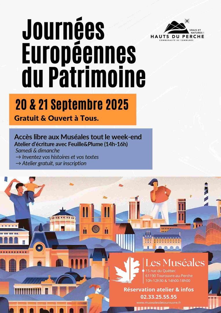 Affiche 2025 JEP Muséales Tourouvre
