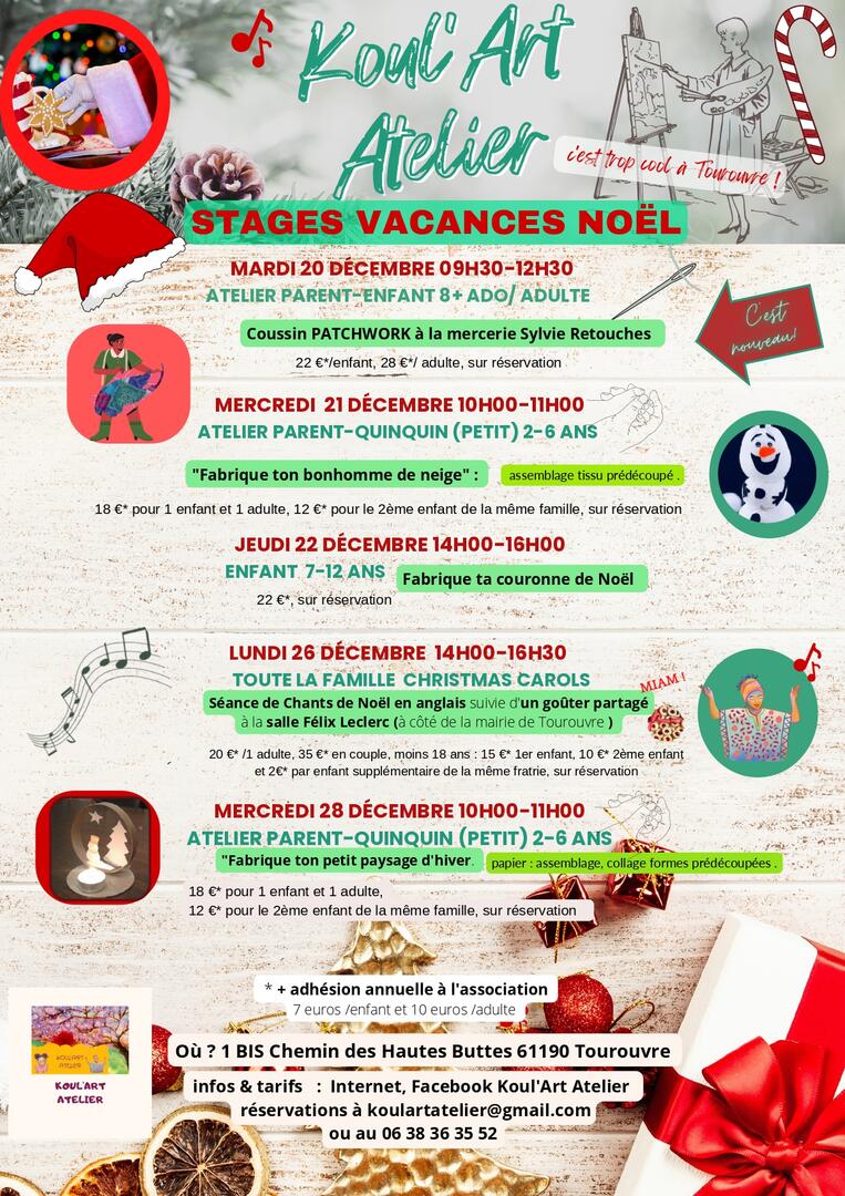 Affiche Noël stages de Koul'Art Atelier-6_page-0001