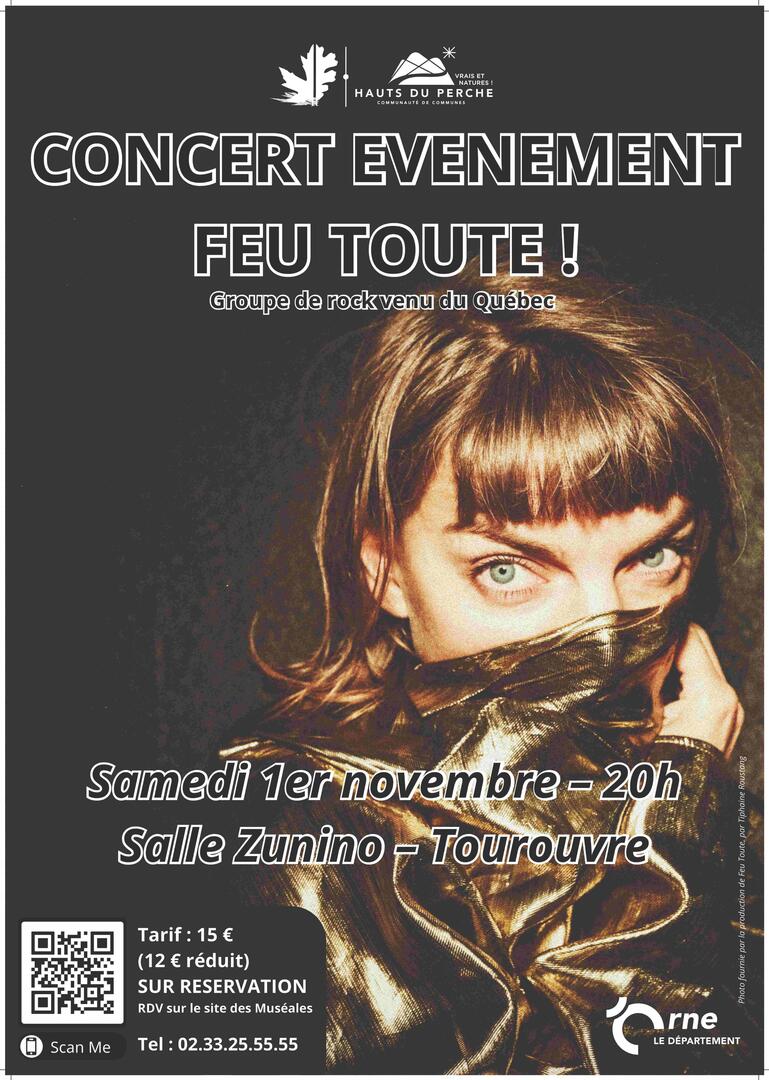 Affiche concert FEU TOUTE !