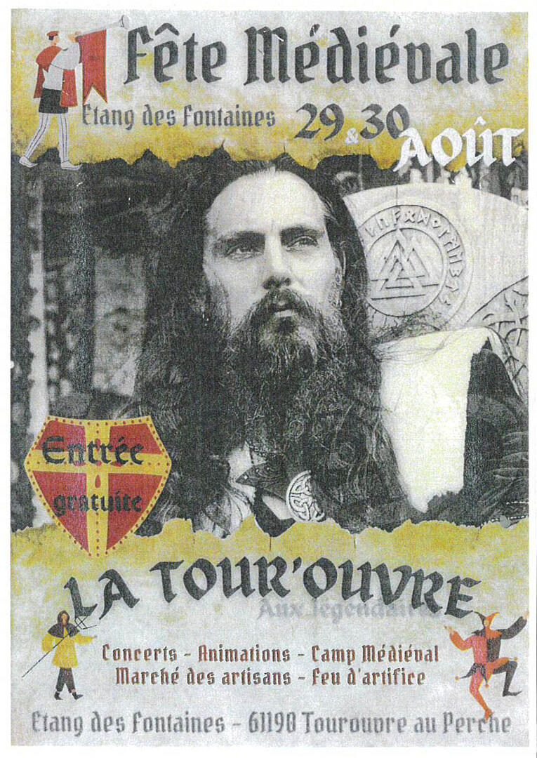 Affiche fête médievale Les legendaires