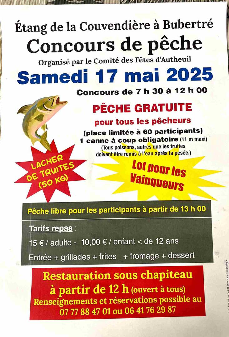 Concours de pêche Bubertré