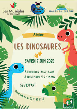 Dinosaures atelier Tourouvre