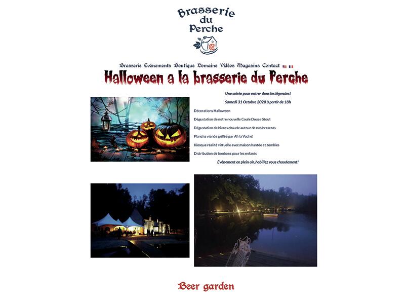 Halloween brasserie du perche