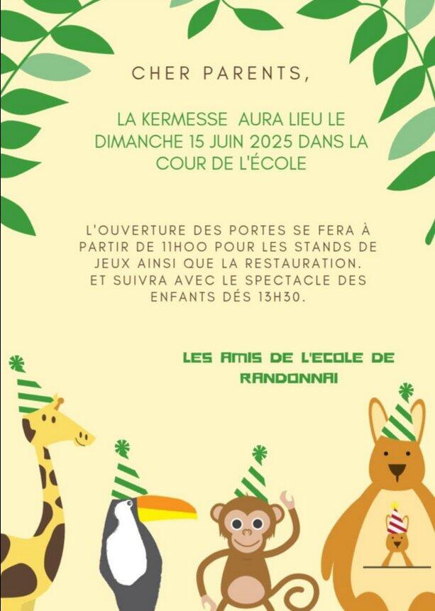 Kermesse école de randonnai