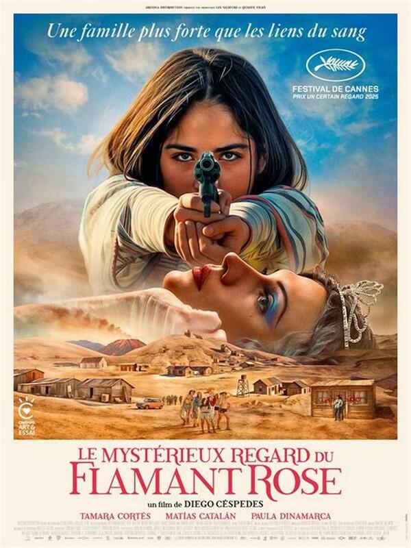 Le mystérieux regard du flamnt rose