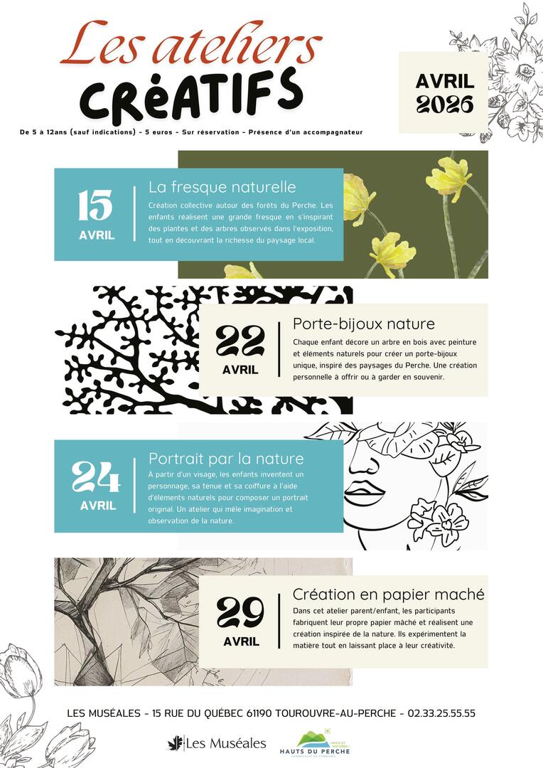 Les ateliers créatifs Tourouvre