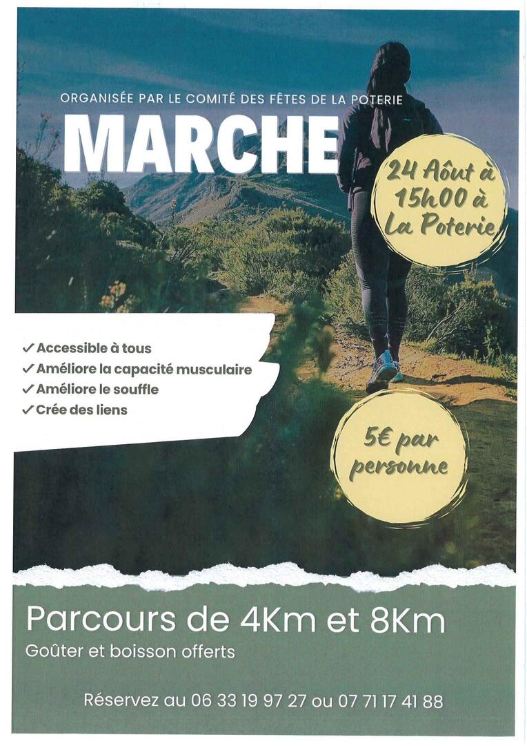 Marche 24 août la Poterie 25