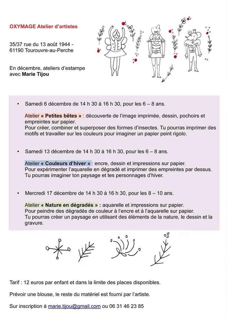 Programme décembre OXYMAGE Tourouvre
