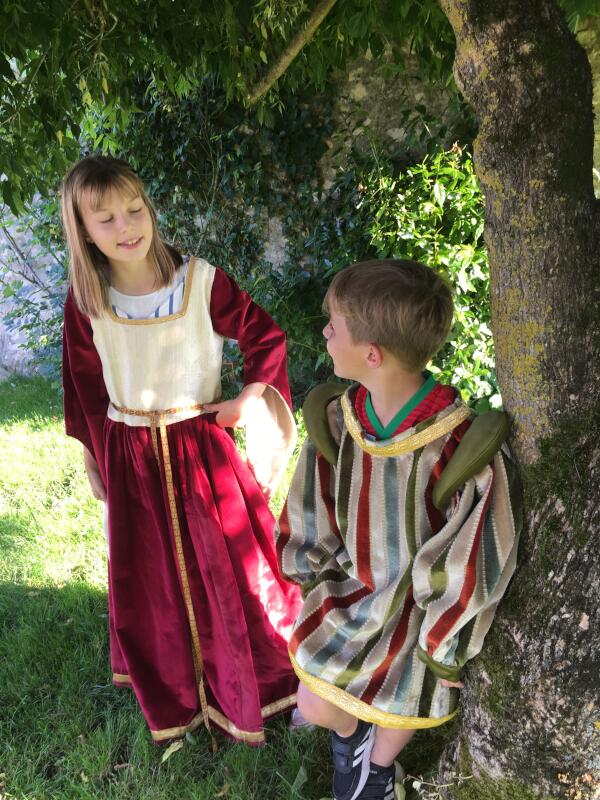 Enfants costumés