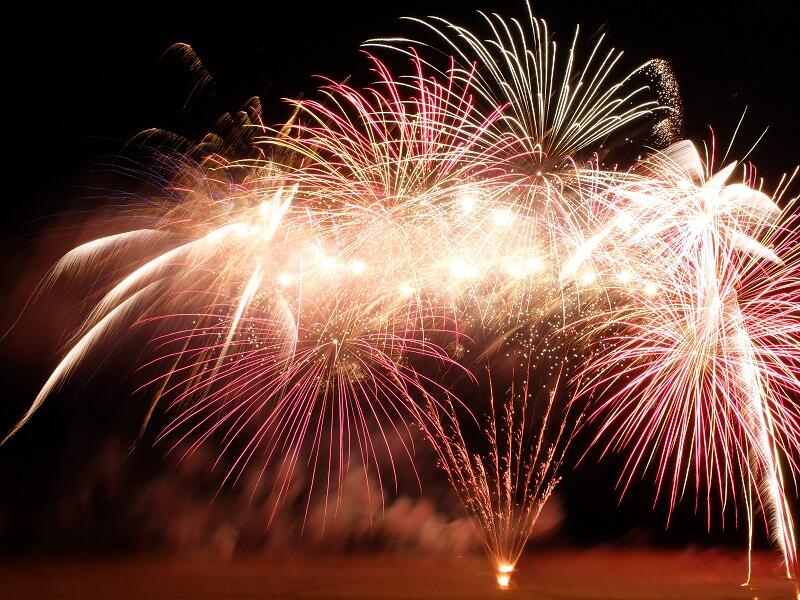 feu d'artifice 2014 - crédit Mairie de Jullouville