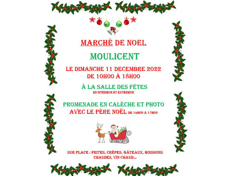 marché noel moulicent 2022