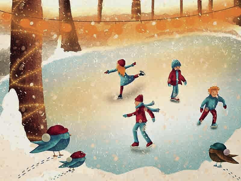 patinoire crédit pixabay