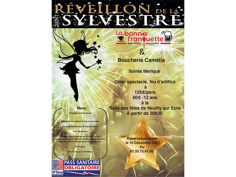 réveillon st sylvestre neuilly 2021
