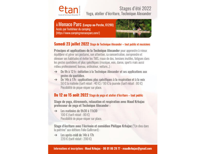 stages été ETAN
