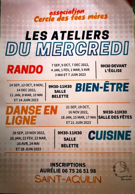 5, 12, 19 octobre st aquilin