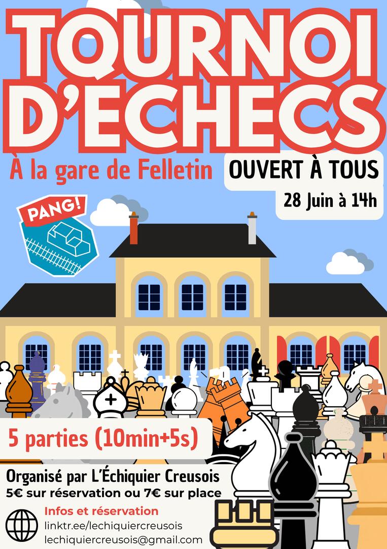 Tournoi échec à la gare
