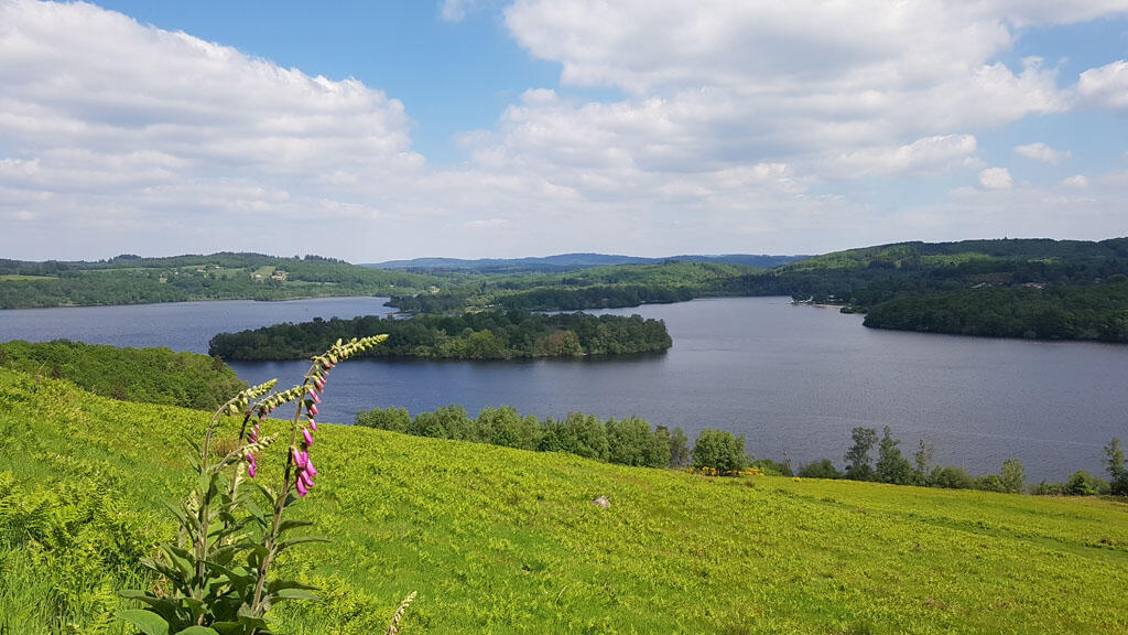 Vue sur le lac de Vassivière
