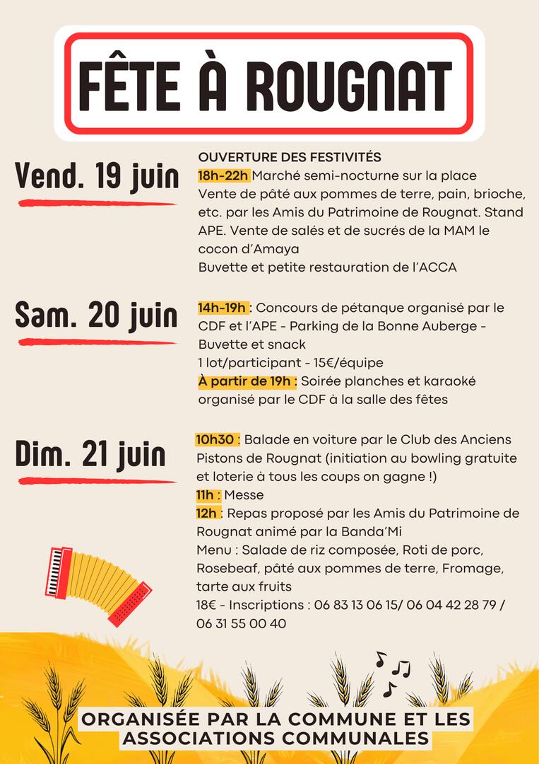 2026 fête à rougnat