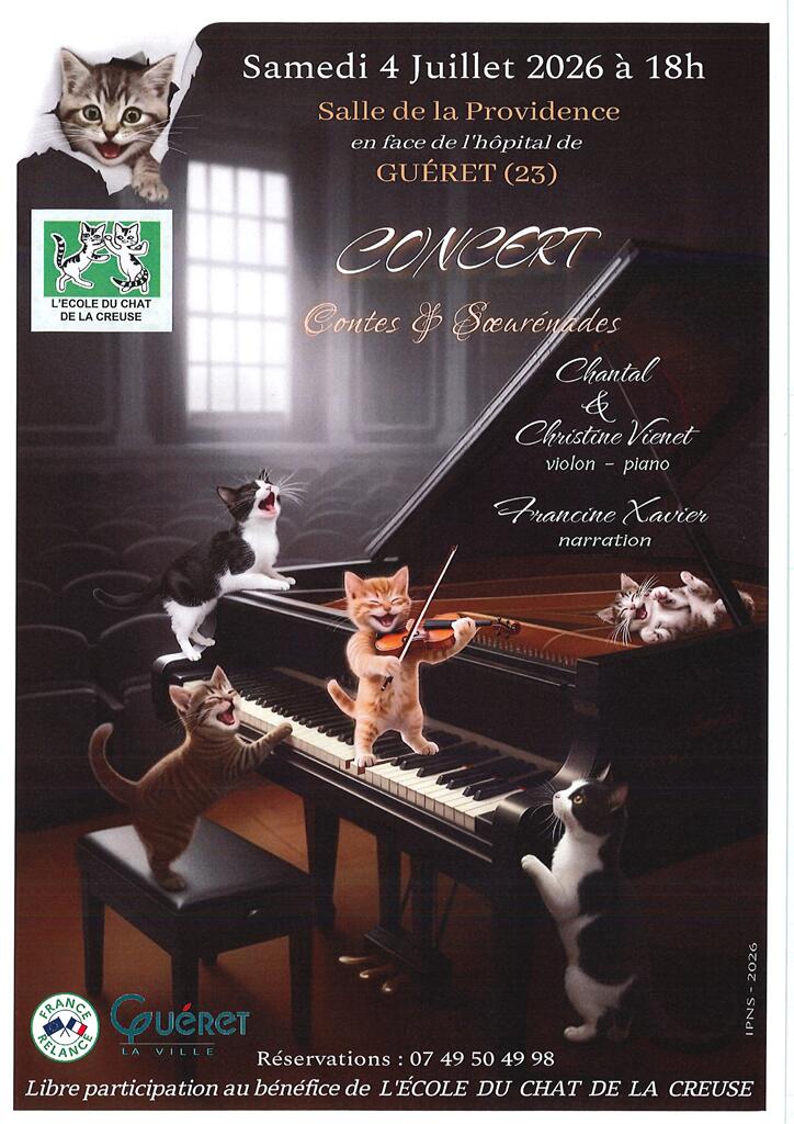 Affiche Concert Contes et sérénades