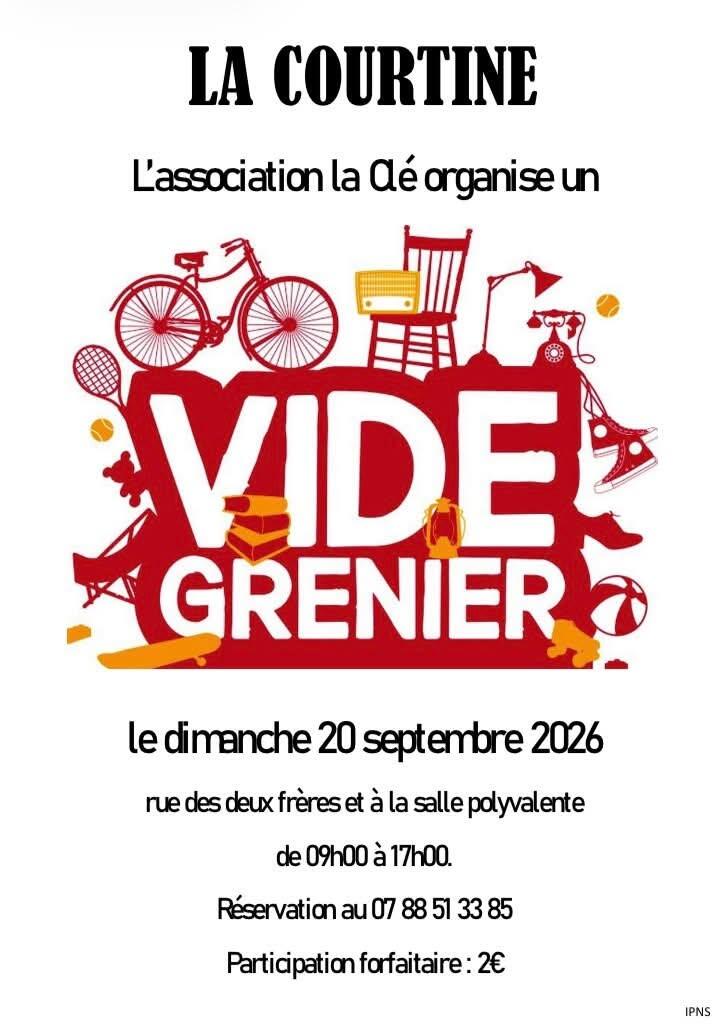 vide grenier LA COURTINE
