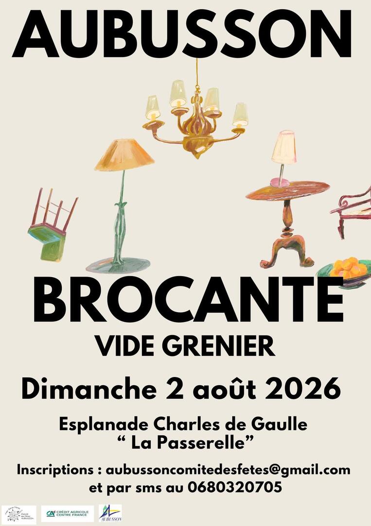 vide grenier aubusson