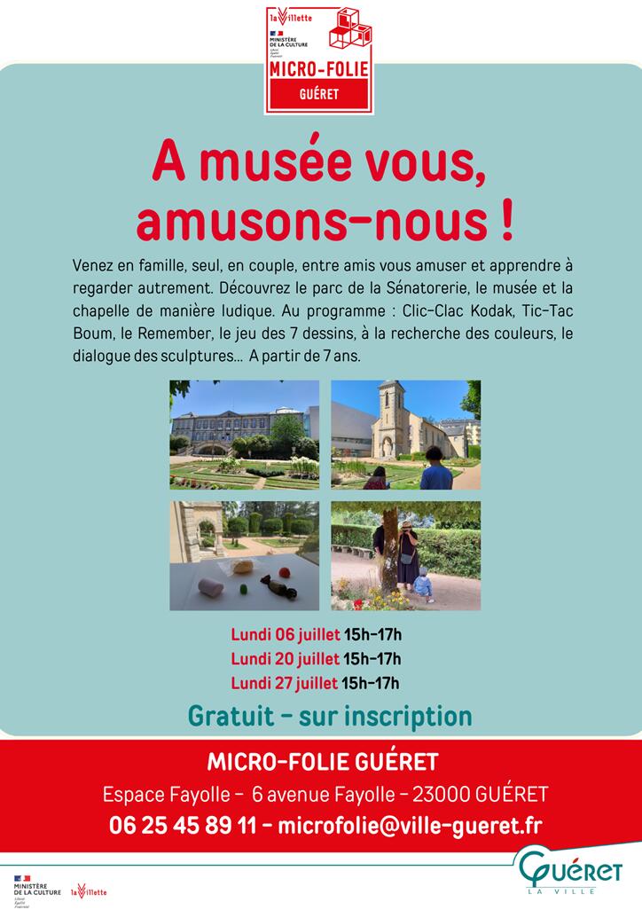 A musée vous Amusons-nous juillet 26