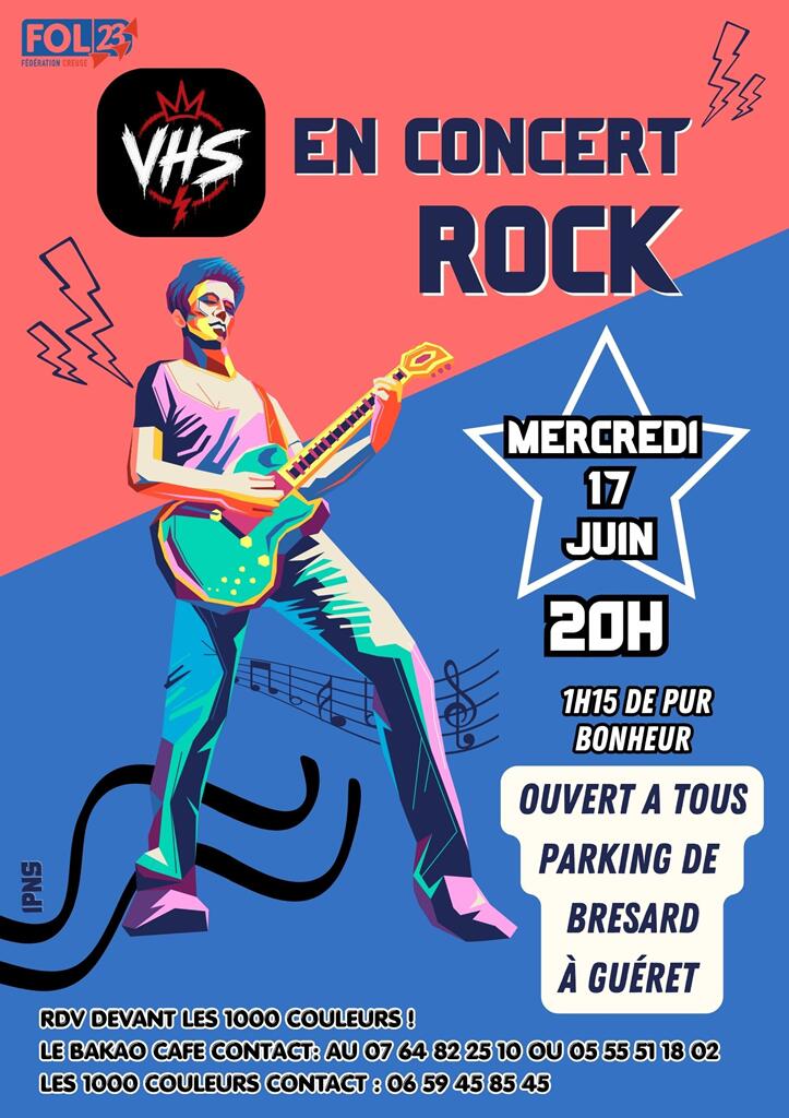 Affiche Musique Festival Rock