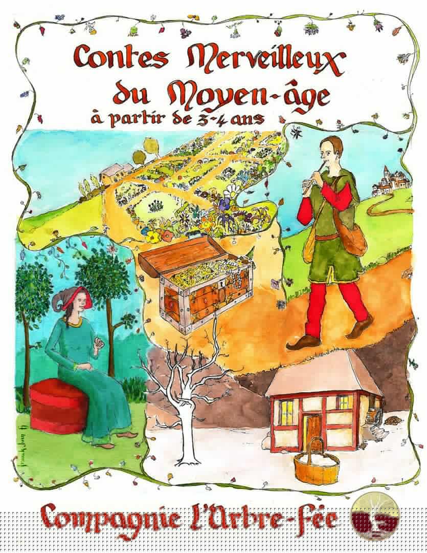 Affiche Contes Merveilleux du Moyen Age