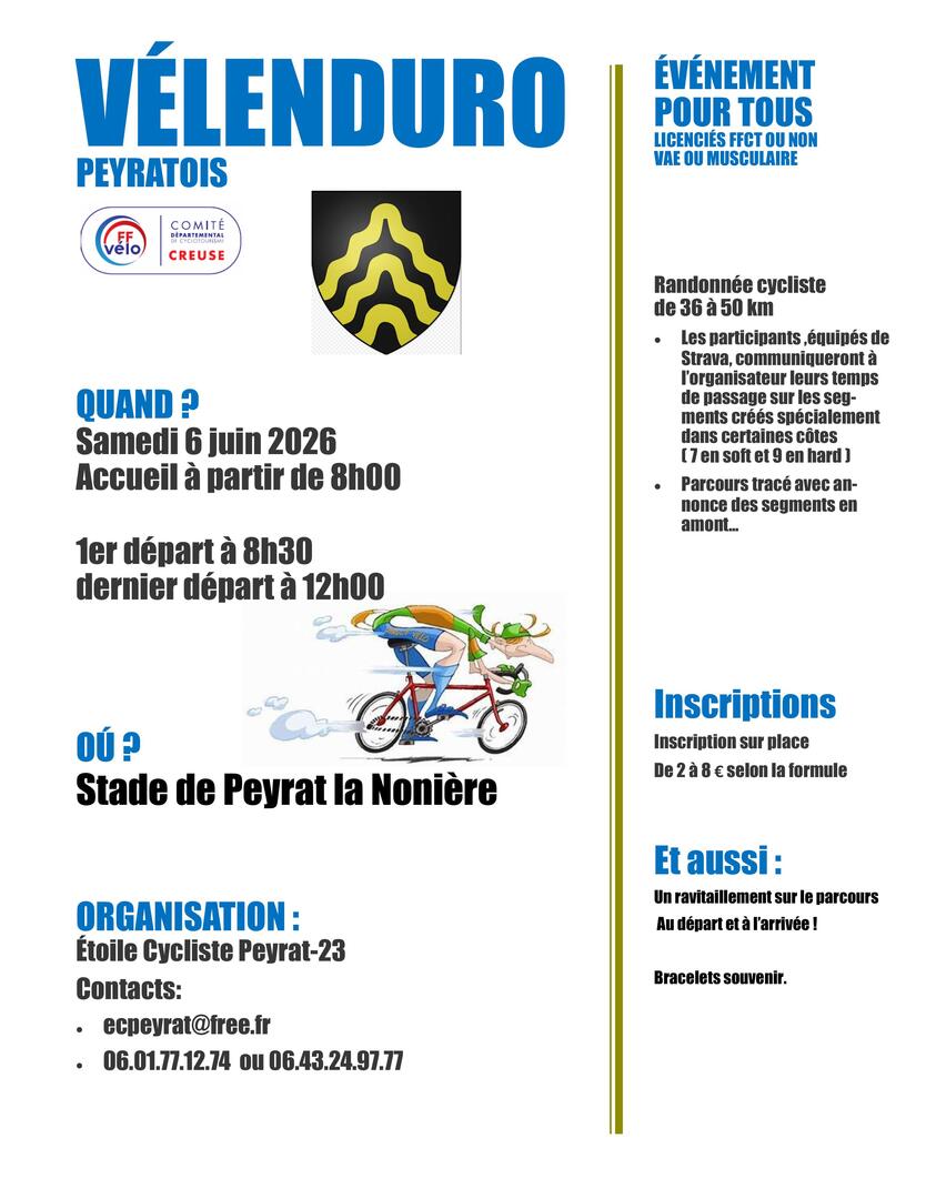 Affiche Vélenduro Publisher V3