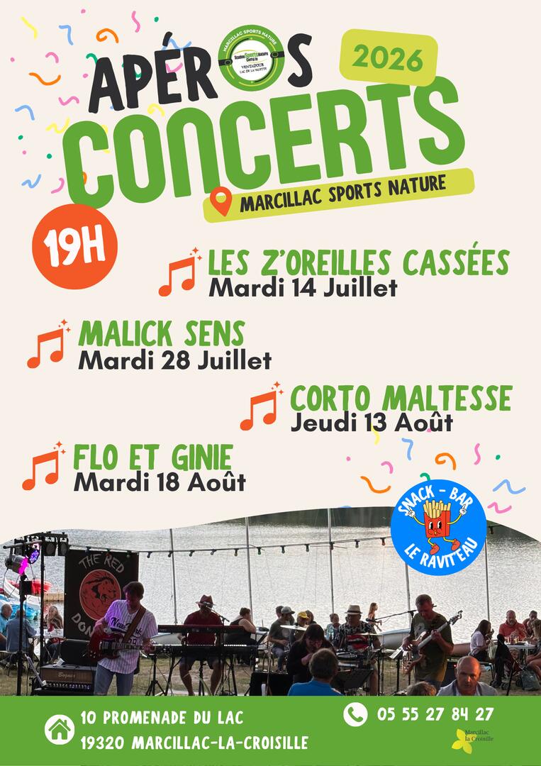 Affiche apéro concert
