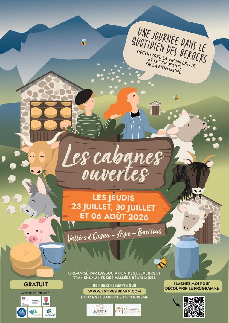 Affiche Cabanes Ouvertes 2026