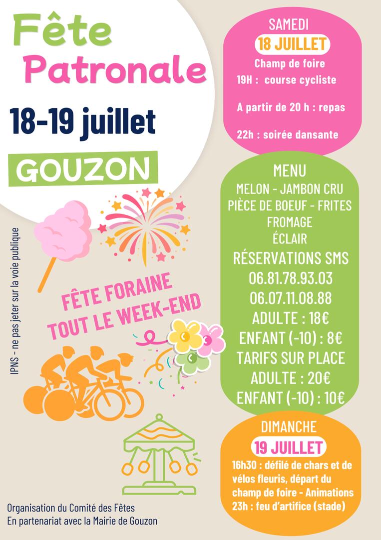 Fête patronale de Gouzon