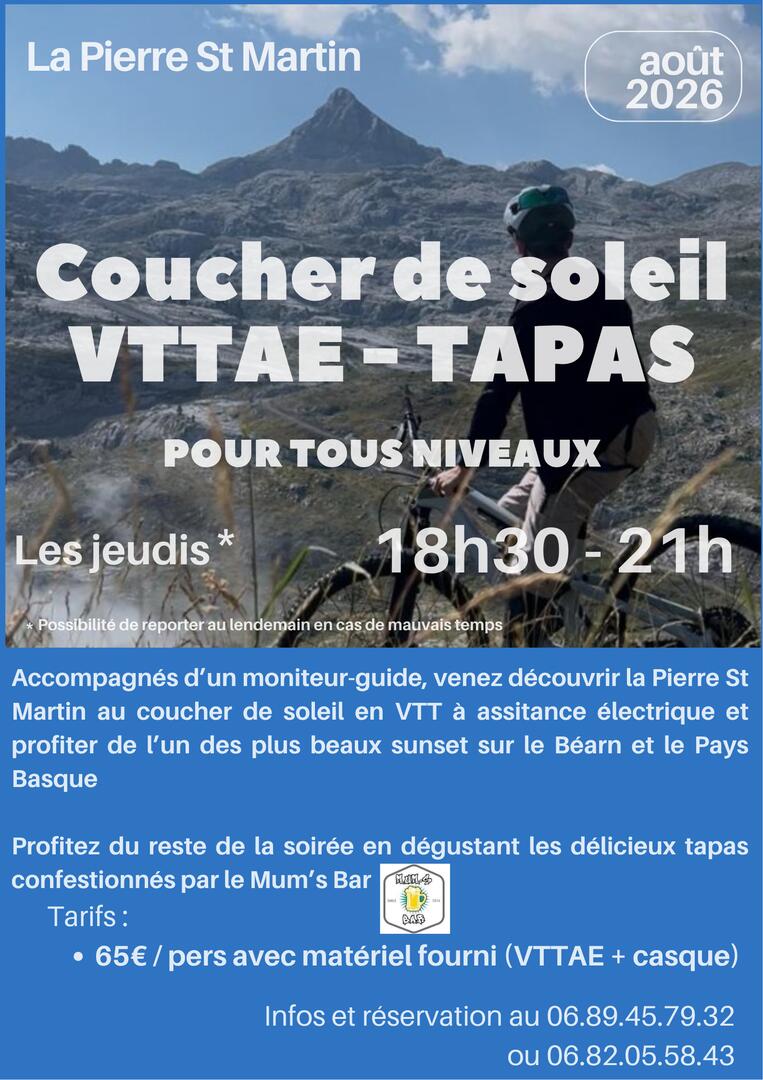 Affiche VTTAE TAPAS